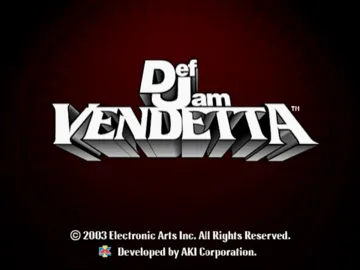 Def Jam - Vendetta screen shot title